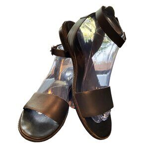 Timberland Womens Black Leather‎ Sandals Size 9M